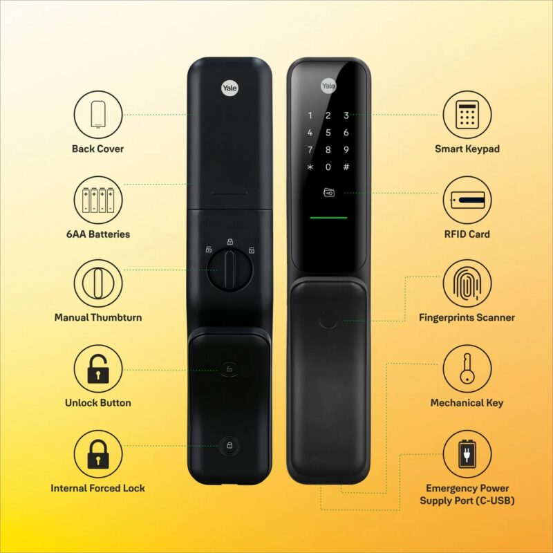 Khóa cửa vân tay YALE KYRA Pro Yale Kyra Pro 33