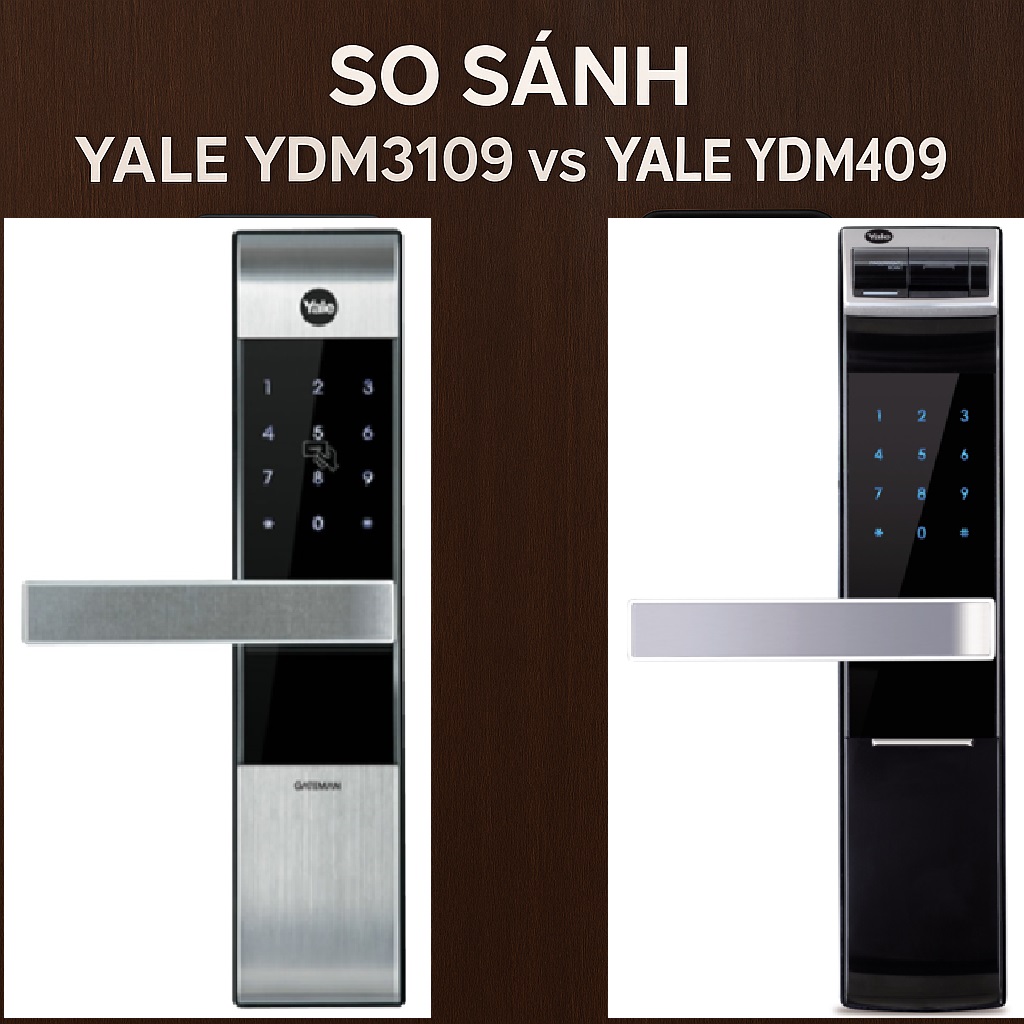 So sánh Yale YDM3109 và Yale YDM4109