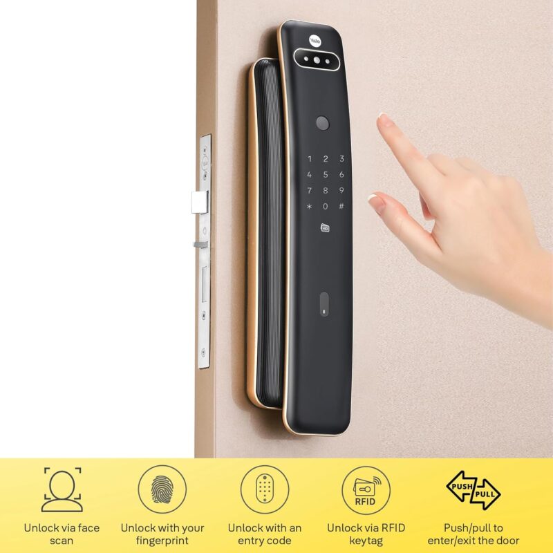 Khoá cửa khuôn mặt Yale Luna Pro+ Khoa khuon mat Yale luna pro plus 1