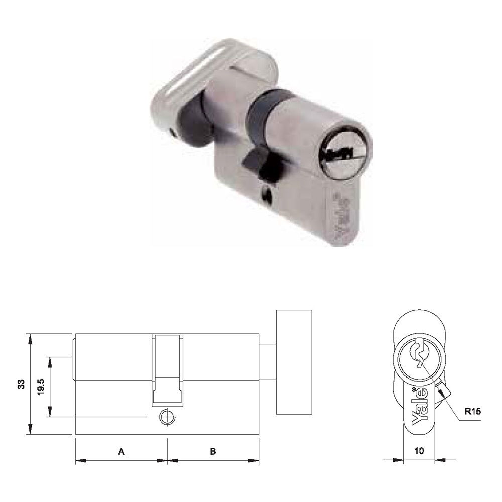 Ruột Khóa Yale